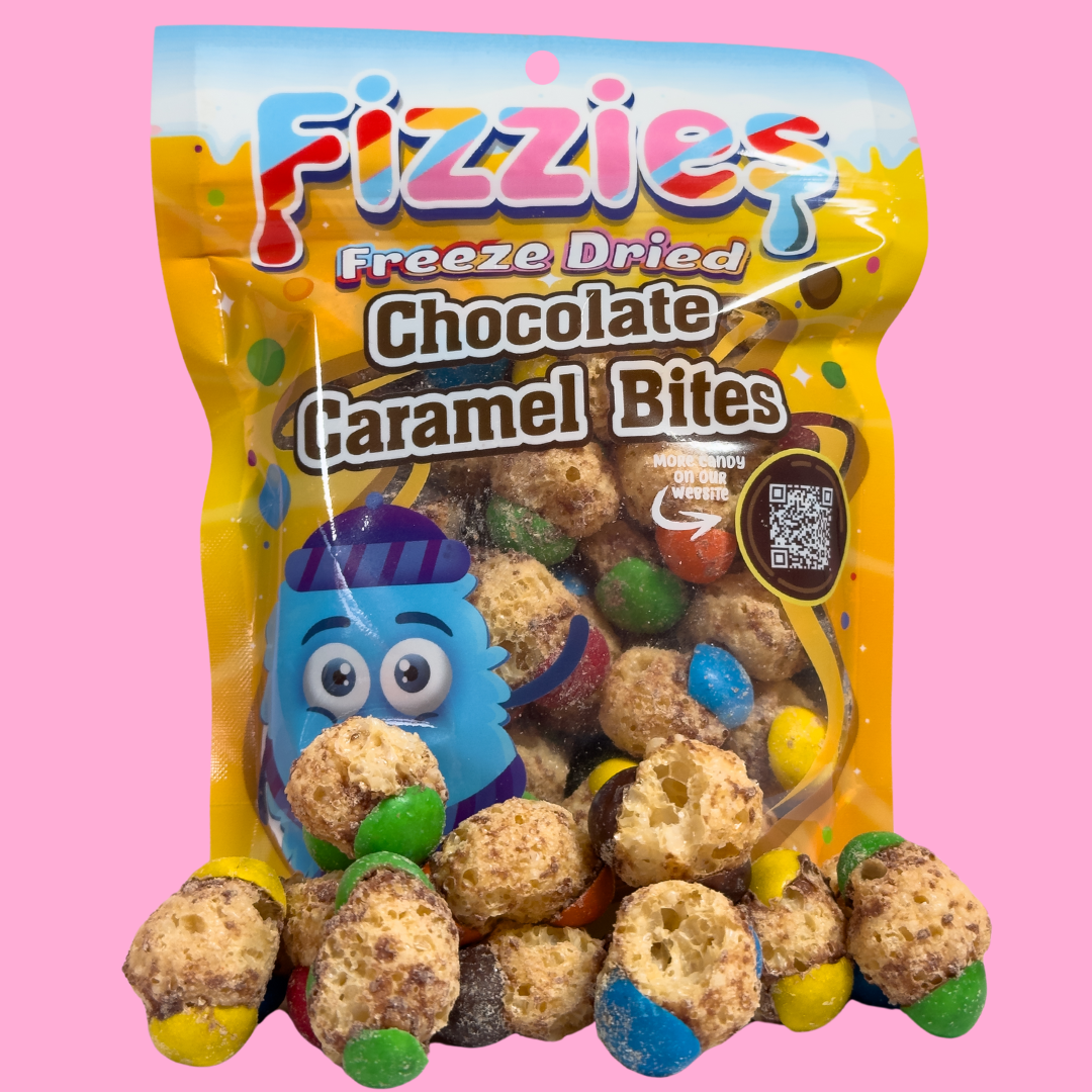 Freeze Dried Chocolate Caramel Bites!