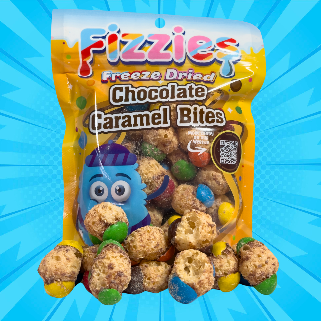 Freeze Dried Chocolate Caramel Bites!