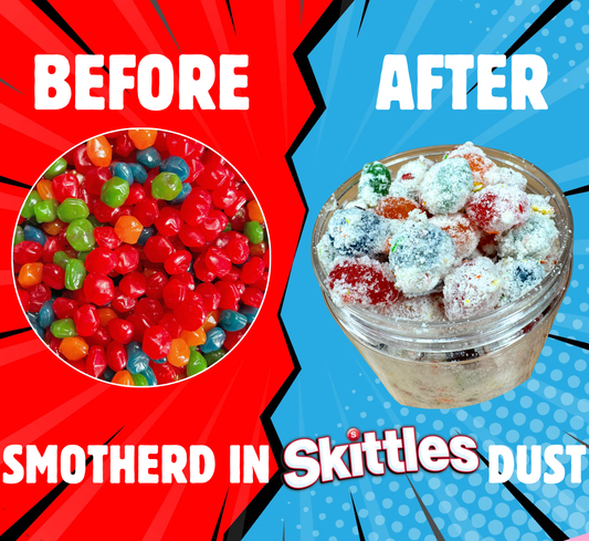 Smothered Skittle Gushers